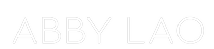 Custom Neon: Abby Lao