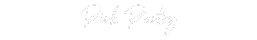 Custom Neon: Pink Pantry