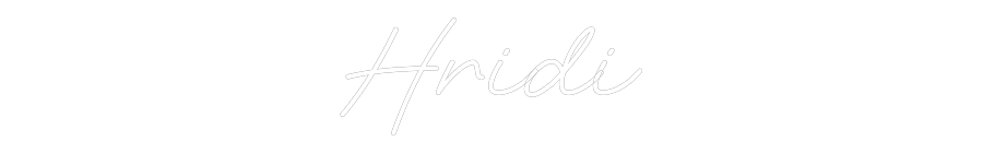 Custom Neon: Hridi