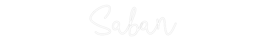 Custom Neon: Saban