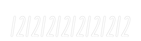 Custom Neon: 1212121212121...