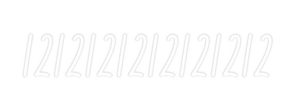Custom Neon: 1212121212121...