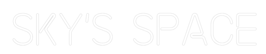 Custom Neon: Sky's Space