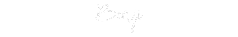 Custom Neon: Benji