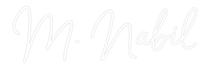 Custom Neon: M. Nabil