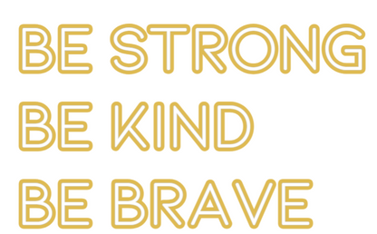 Custom Neon: be strong
be...