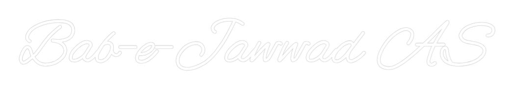 Custom Neon: Bab-e-Jawwad AS