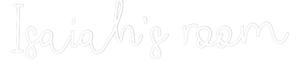 Custom Neon: Isaiah’s room