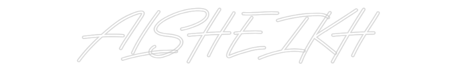 Custom Neon: ALSHEIKH