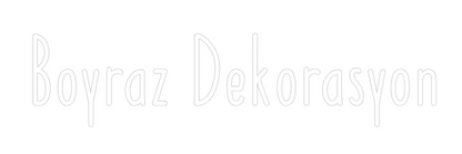 Custom Neon: Boyraz Dekora...
