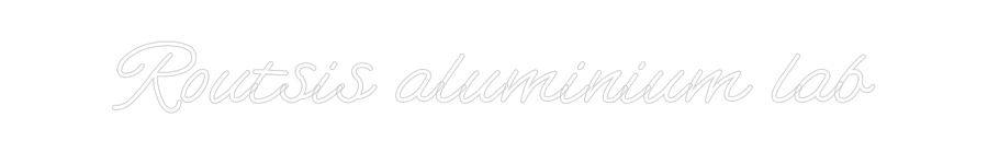 Custom Neon: Routsis alumi...