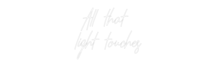 Custom Neon: All that 
li...