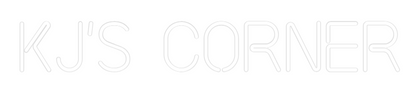 Custom Neon: KJ's Corner