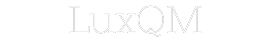 Custom Neon: LuxQM