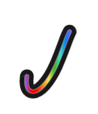 Custom Neon: J