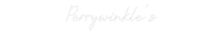 Custom Neon: Perrywinkle’s