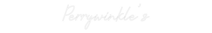 Custom Neon: Perrywinkle’s