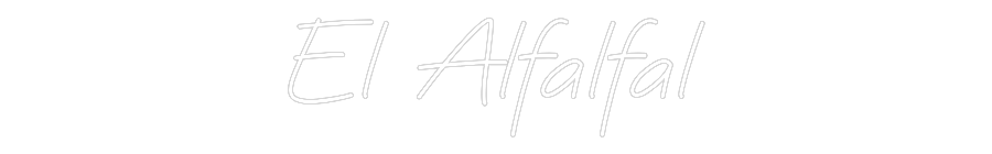 Custom Neon: El Alfalfal
