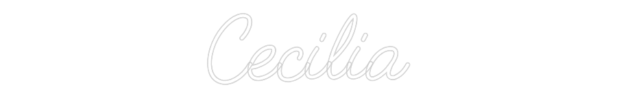 Custom Neon: Cecilia