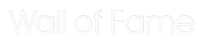 Custom Neon: Wall of Fame