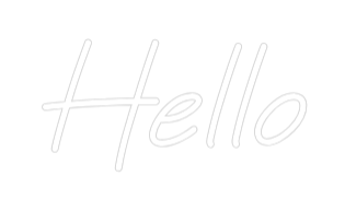 Custom Neon: Hello
