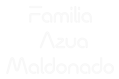 Custom Neon: Familia 
Azu...