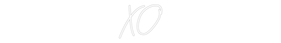 Custom Neon: XO