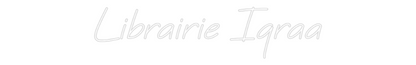 Custom Neon: Librairie Iqraa