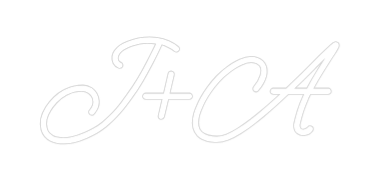 Custom Neon: J+A