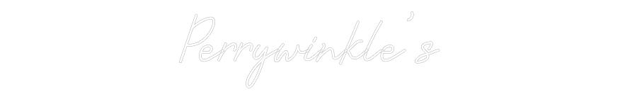 Custom Neon: Perrywinkle’s