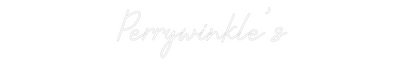 Custom Neon: Perrywinkle’s