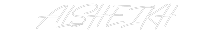 Custom Neon: ALSHEIKH
