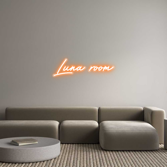 Custom Neon: Luna room