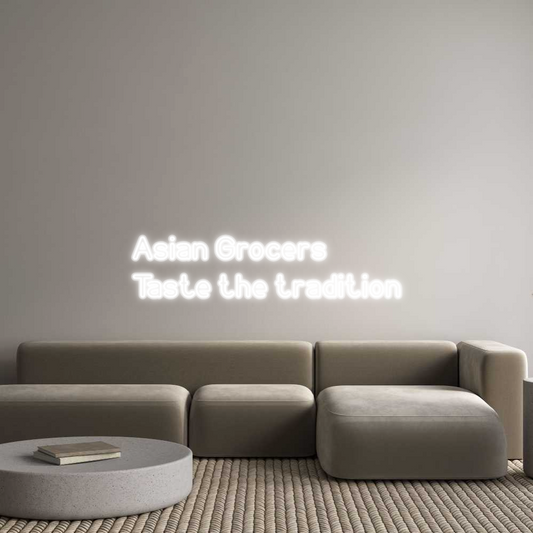 Custom Neon: Asian Grocers...