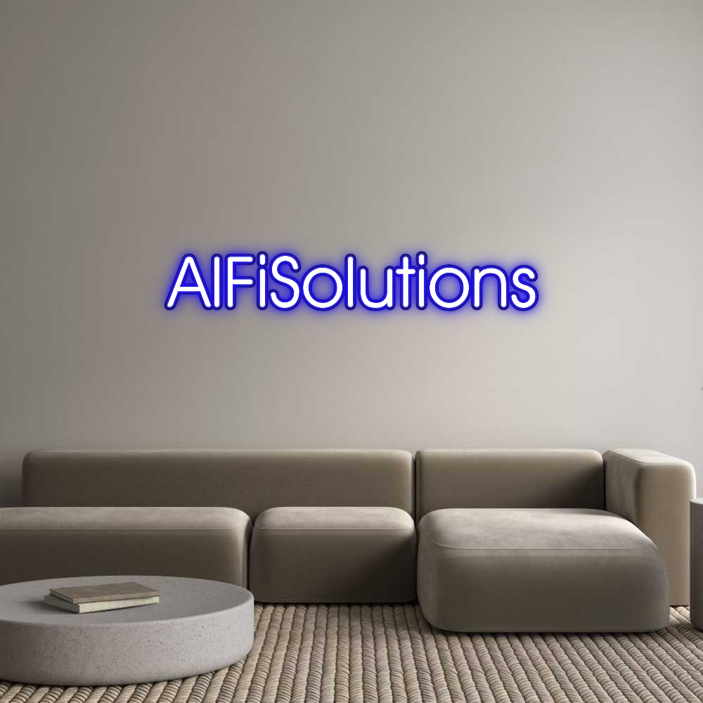 Custom Neon: AlFiSolutions