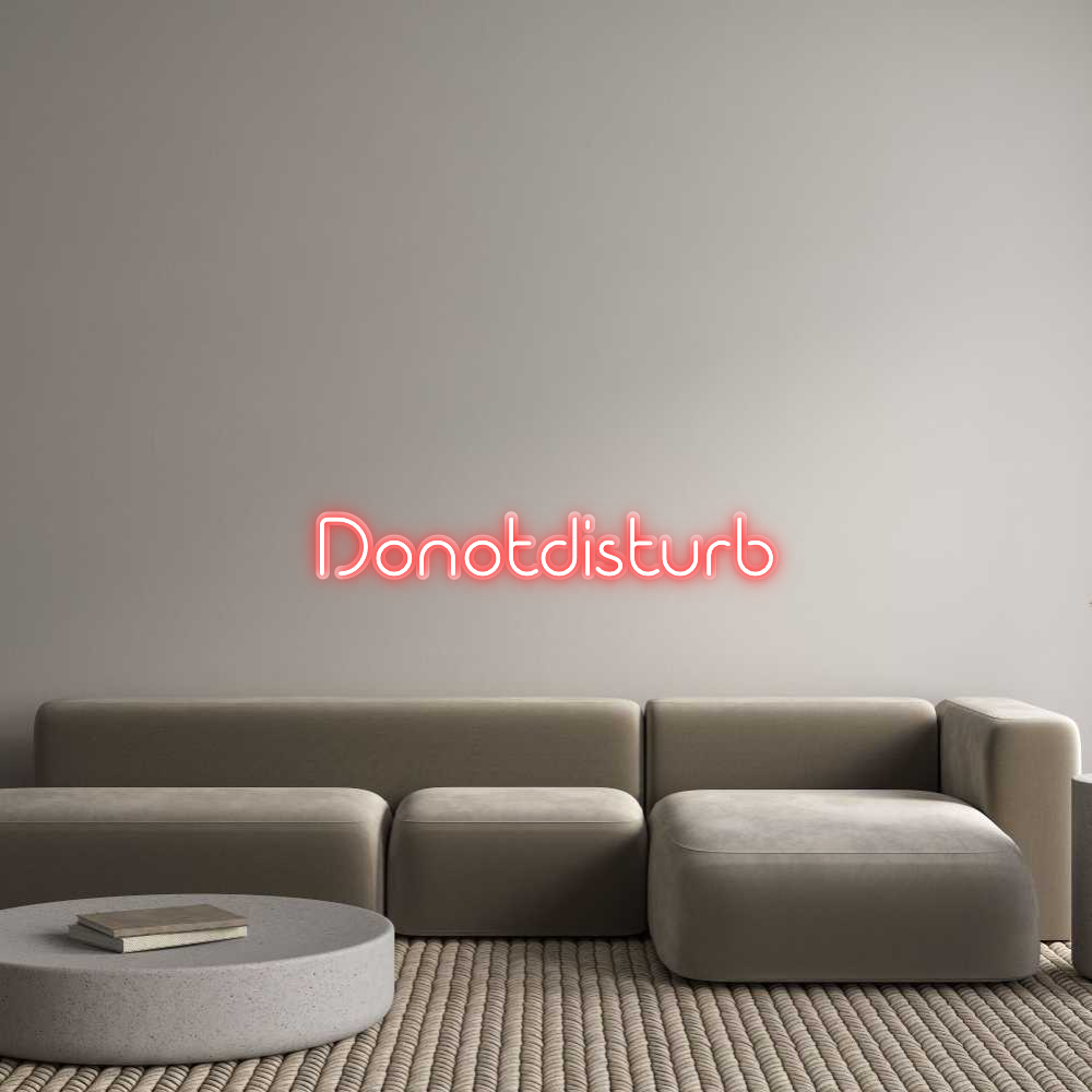 Custom Neon: Donotdisturb