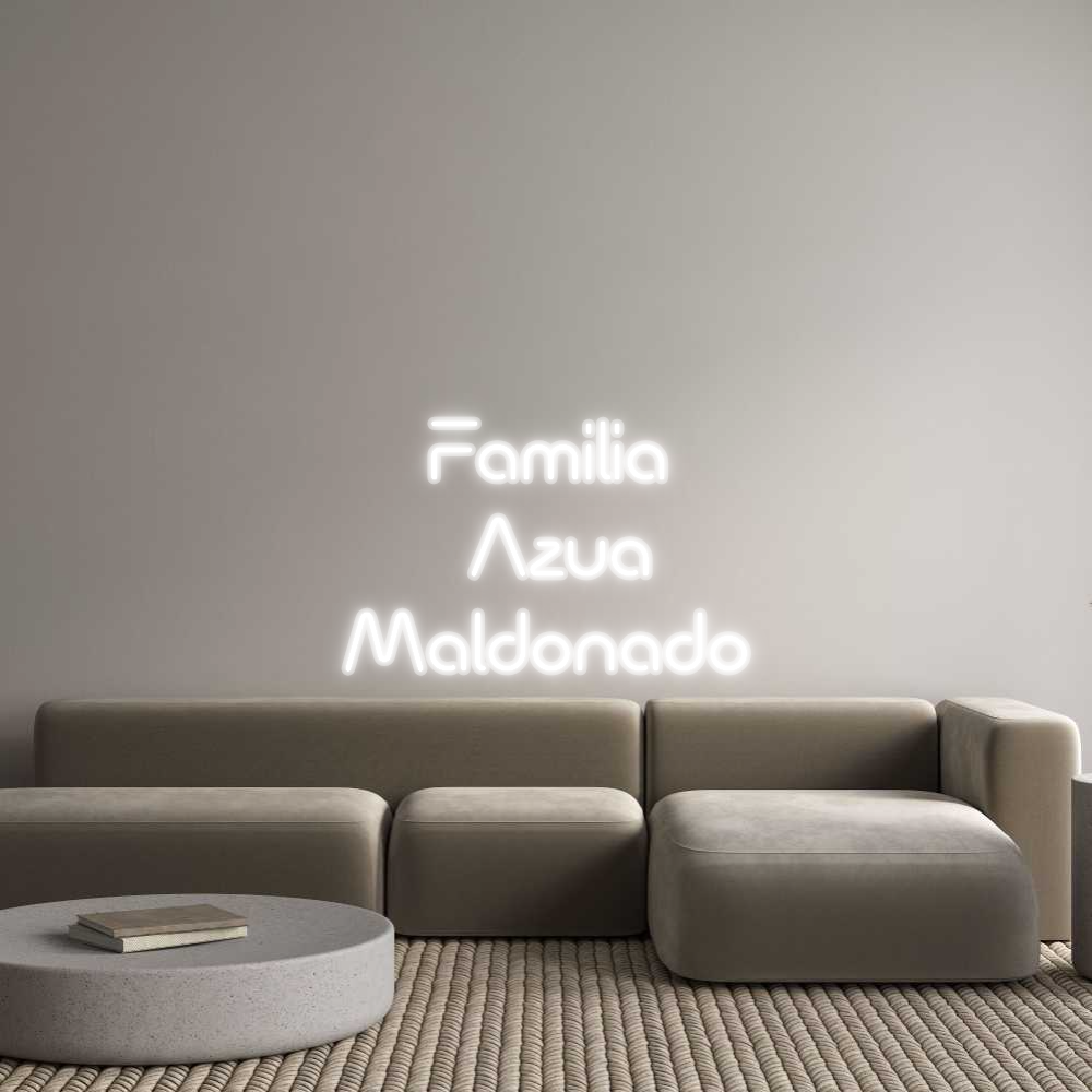 Custom Neon: Familia 
Azu...