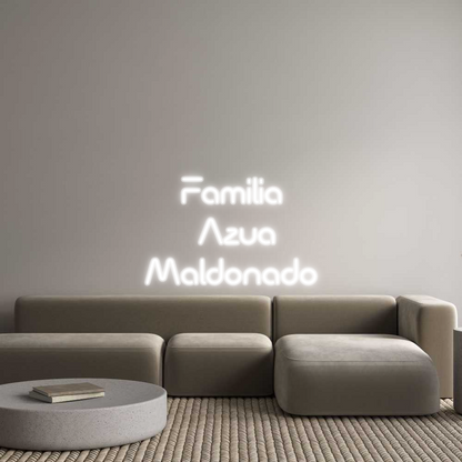 Custom Neon: Familia 
Azu...