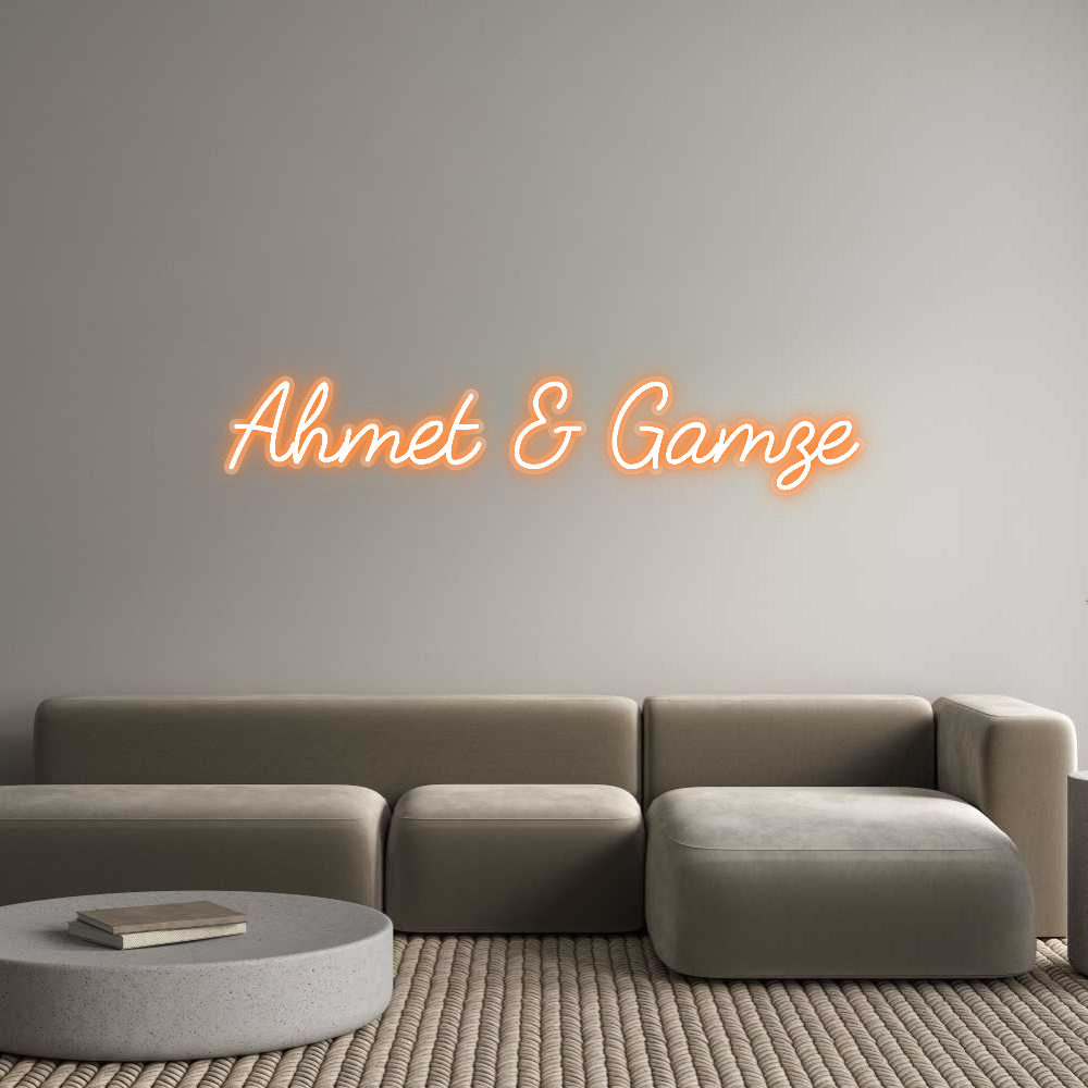 Custom Neon: Ahmet & Gamze