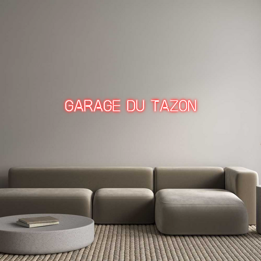 Custom Neon: Garage du Tazon