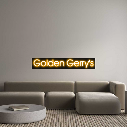Custom Neon: Golden Gerry's