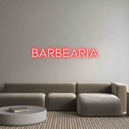 Custom Neon: BARBEARIA