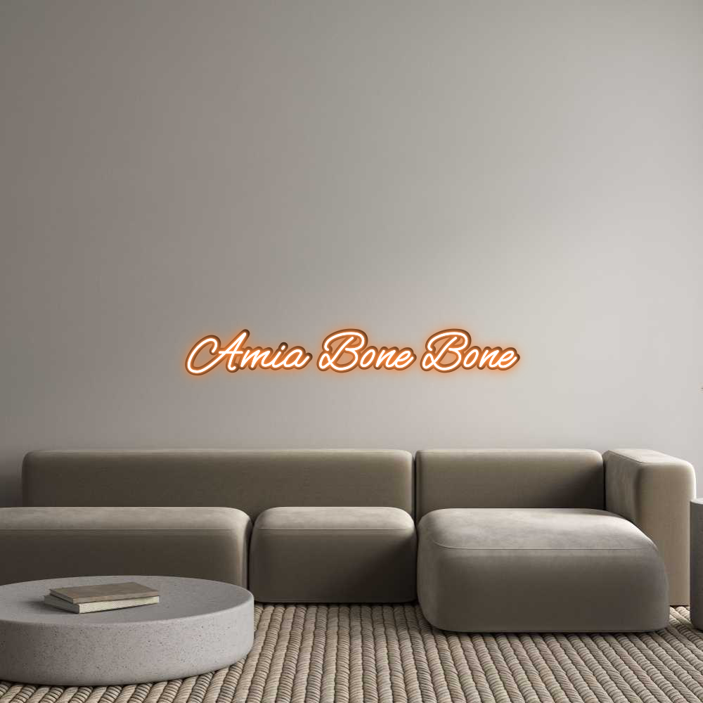 Custom Neon: Amia Bone Bone