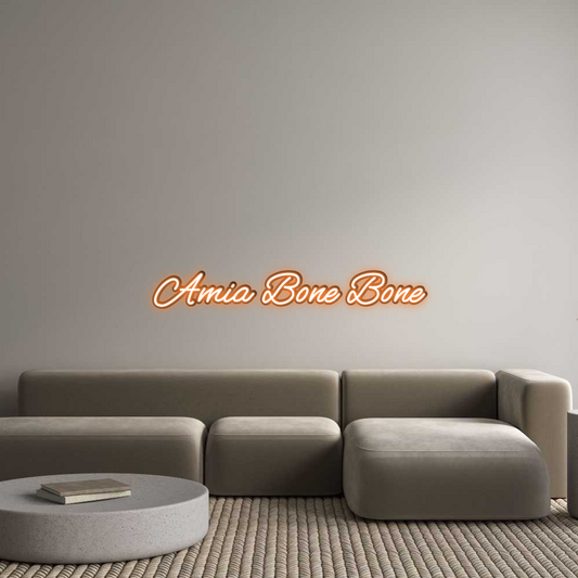 Custom Neon: Amia Bone Bone