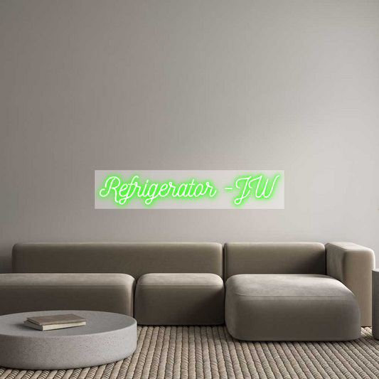 Custom Neon: Refrigerator ...