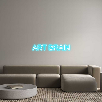 Custom Neon: ART BRAIN