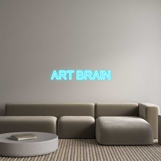 Custom Neon: ART BRAIN