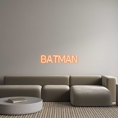 Custom Neon: Batman