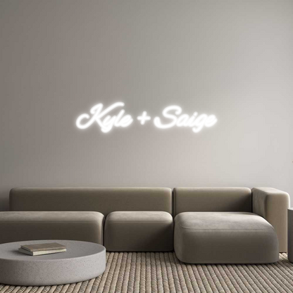 Custom Neon: Kyle + Saige