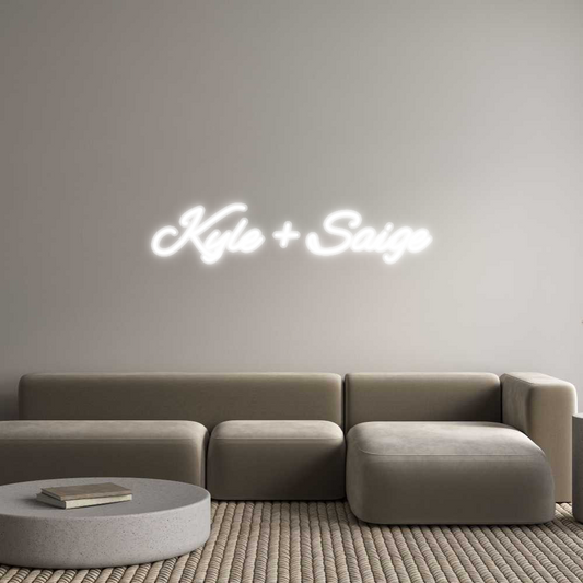 Custom Neon: Kyle + Saige